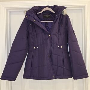 CENTIGRADE Women's Purple Puffer Jacket